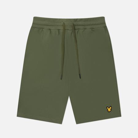 Мужские шорты  Fly Fleece, цвет зелёный, размер S Lyle & Scott