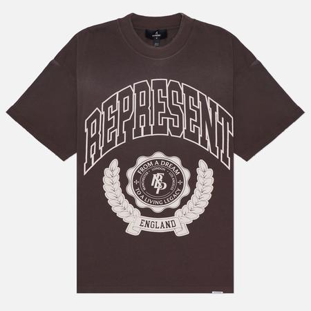 Мужская футболка  Legacy Crest, цвет коричневый, размер S Represent
