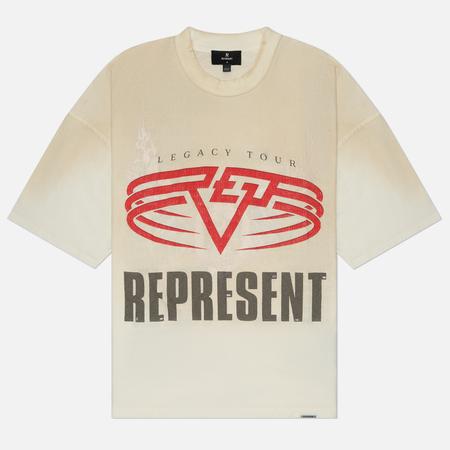 Мужская футболка  Reversible Living Legacy Tour, цвет бежевый, размер XL Represent