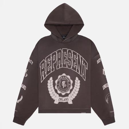 Мужская толстовка   Legacy Crest Hoodie, цвет коричневый, размер S Represent