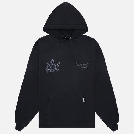 Мужская толстовка  Hand Drawn Thoroughbred Horse Hoodie, цвет чёрный, размер XL Represent
