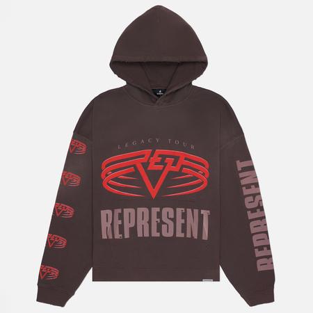 Мужская толстовка  Reversible Living Legacy Falcon Hoodie, цвет коричневый, размер XL Represent