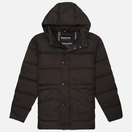 Мужской пуховик  Brampton Puffer, цвет серый, размер S Barbour