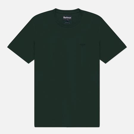 Мужская футболка  Essential Sports, цвет зелёный, размер M Barbour