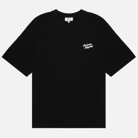 Мужская футболка  Handwriting Oversize, цвет чёрный, размер XXL Maison Kitsune