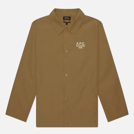 Мужская куртка ветровка  Regis Lightweight, цвет коричневый, размер XL A.P.C.