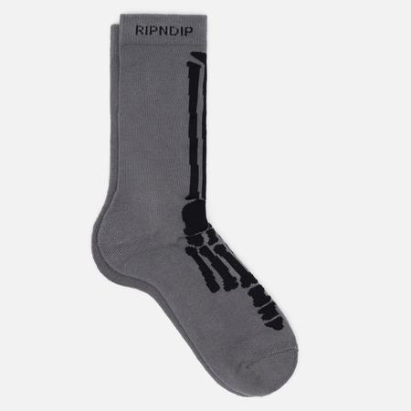 Носки  Skelly Nerm, цвет серый, размер 40-46 EU RIPNDIP