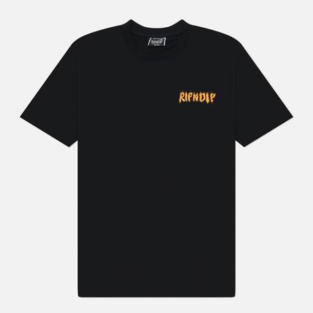 Мужская футболка  Burn Cotton, цвет чёрный, размер S RIPNDIP