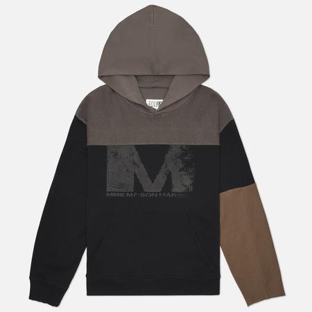 Мужская толстовка  Unbrushed Light Jersey Hoodie, цвет чёрный, размер S Maison Margiela MM6