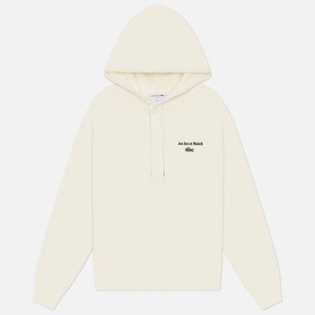 Мужская толстовка  Multi Print Fleece Hoodie, цвет белый, размер M Lacoste