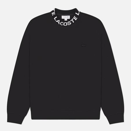 Мужская толстовка  Jacquard Branded Jersey, цвет чёрный, размер L Lacoste