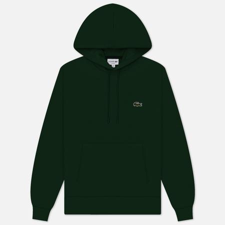 Мужская толстовка  Organic Cotton Hoodie, цвет зелёный, размер XL Lacoste