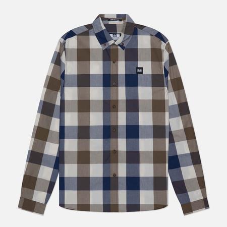 Мужская рубашка  Lisbon, цвет коричневый, размер S WEEKEND OFFENDER