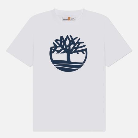Мужская футболка  Kennebec River Pigment Tree Logo, цвет белый, размер M Timberland