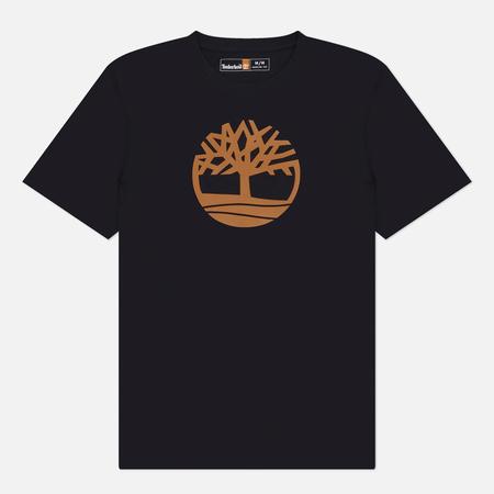 Мужская футболка  Kennebec River Pigment Tree Logo, цвет чёрный, размер M Timberland