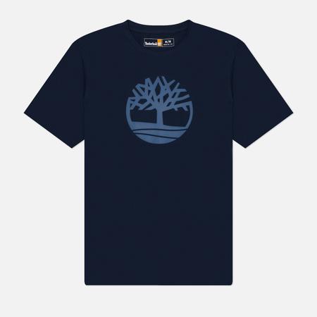 Мужская футболка  Kennebec River Pigment Tree Logo, цвет синий, размер XL Timberland