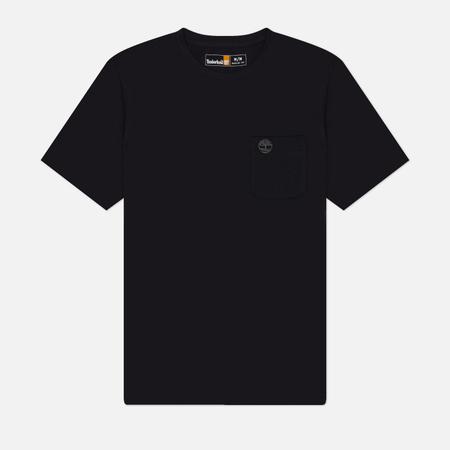Мужская футболка  Dunstan River Chest Pocket, цвет чёрный, размер M Timberland