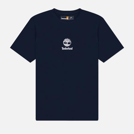 Мужская футболка  Stack Logo, цвет синий, размер L Timberland