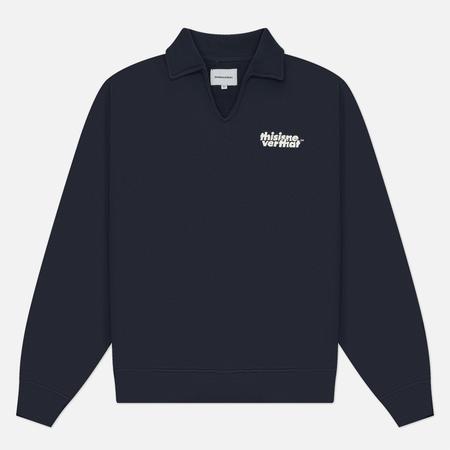 Мужская толстовка  Open Collar, цвет синий, размер M thisisneverthat