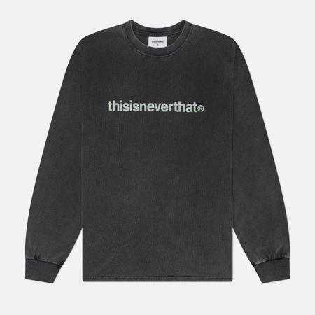 Мужской лонгслив  T-Logo, цвет чёрный, размер S thisisneverthat