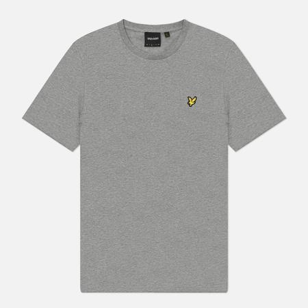 Мужская футболка  Plain Regular Fit, цвет серый, размер L Lyle & Scott