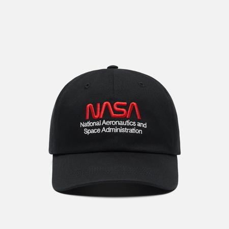 Кепка  NASA Worm Logo, цвет чёрный Alpha Industries