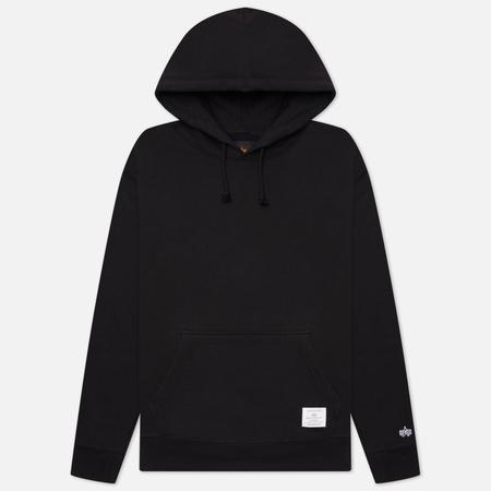 Мужская толстовка  Essential Hoodie, цвет чёрный, размер S Alpha Industries