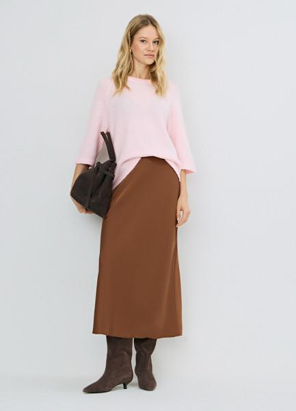 Джемпер из пряжи с шерстью альпака, Розовый OSTIN