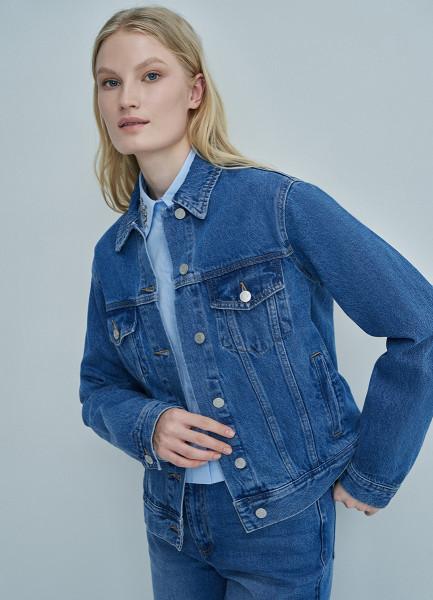 Джинсовая куртка, Синий OSTIN