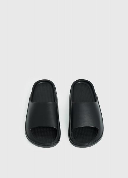 Шлёпанцы на объёмной подошве, Черный OSTIN
