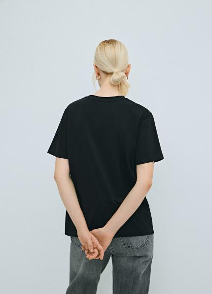 Базовая футболка, Черный OSTIN