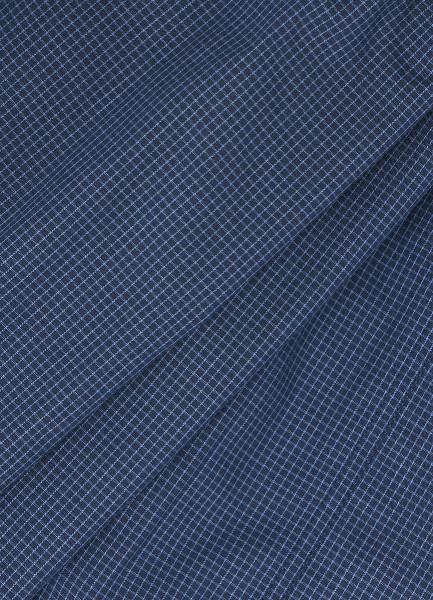 Текстильные трусы-боксеры в клетку, Синий OSTIN