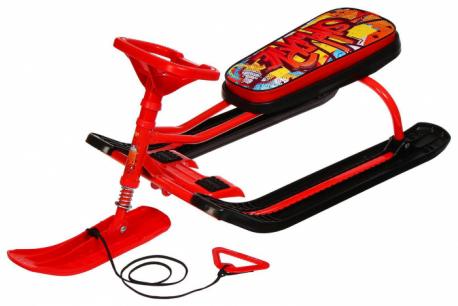 Снегокат  "Тимка спорт 2+" ТС2+ "Nika kids sportcar" (красный каркас) Игрушка