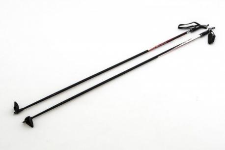 Палки СТЕКЛОВОЛОКНО 100% лыжные 155  Red Snowway STC