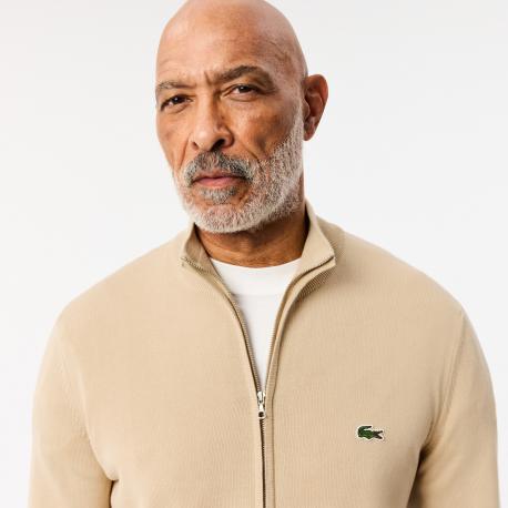 Мужской свитер  на молнии из органического хлопка Lacoste