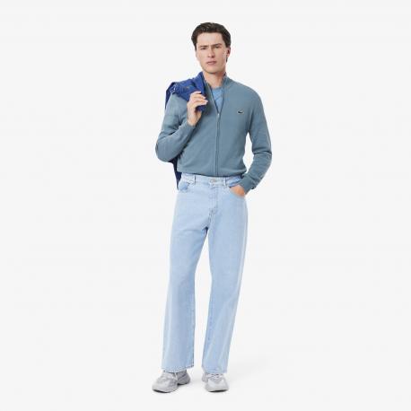 Мужской свитер  на молнии из органического хлопка Lacoste