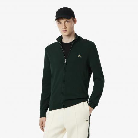 Мужской свитер  на молнии из органического хлопка Lacoste