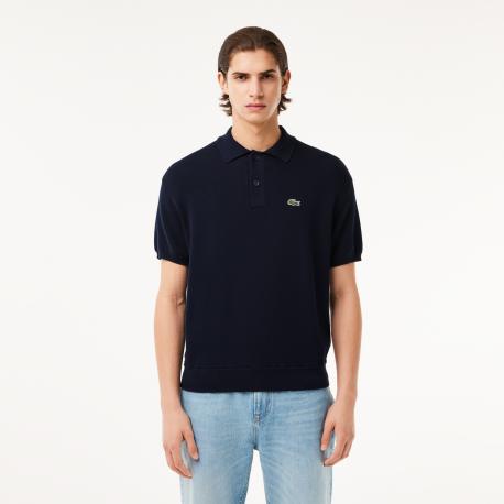 Мужское трикотажное поло  из органического хлопка Lacoste
