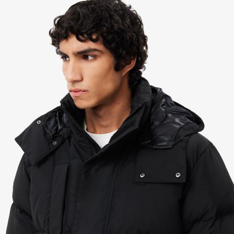 Мужской водонепронецаемый пуховик  с капюшоном Lacoste