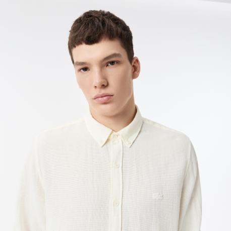 Мужская хлопковая рубашка Lacoste