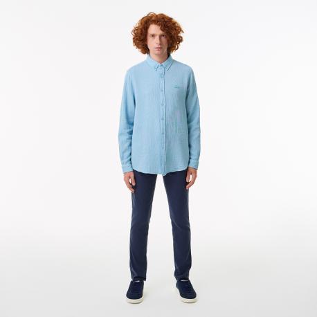 Мужская хлопковая рубашка Lacoste