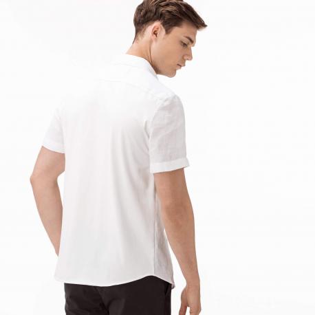 Мужская льняная рубашка  Slim Fit Lacoste