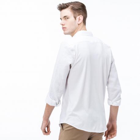 Мужская рубашка  из льна Slim Fit Lacoste