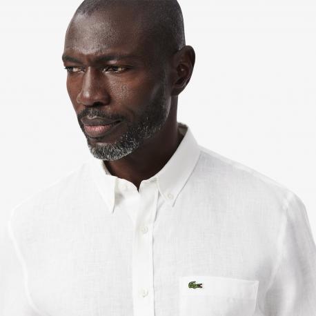 Мужская льняная рубашка  Regular Fit Lacoste