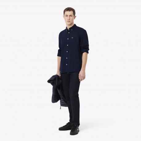 Мужская льняная рубашка  Regular Fit Lacoste