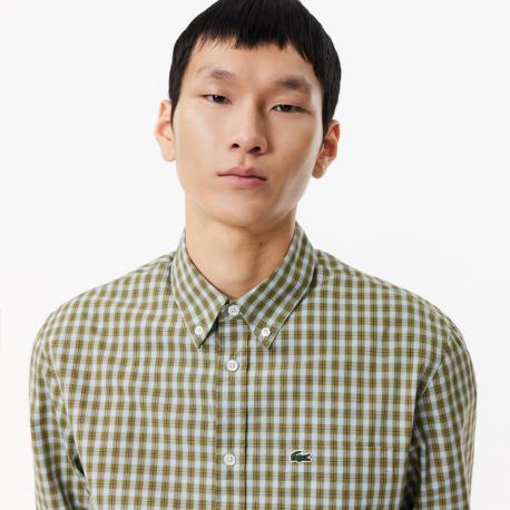 Мужская рубашка  Regular Fit в клетку Lacoste