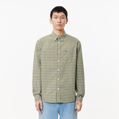 Мужская рубашка  Regular Fit в клетку Lacoste