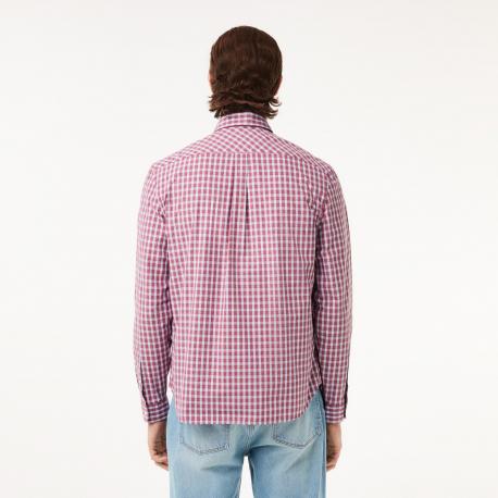 Мужская рубашка  Regular Fit в клетку Lacoste