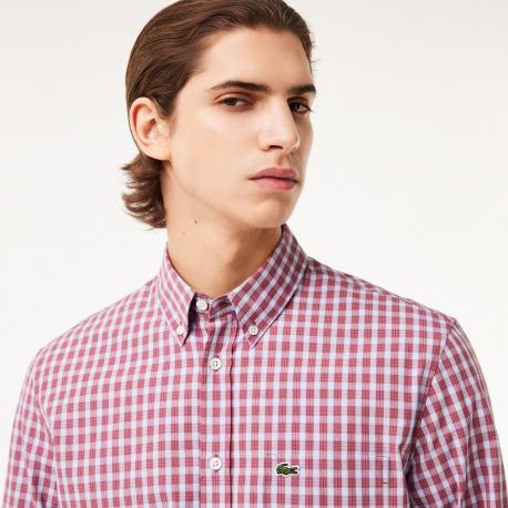 Мужская рубашка  Regular Fit в клетку Lacoste