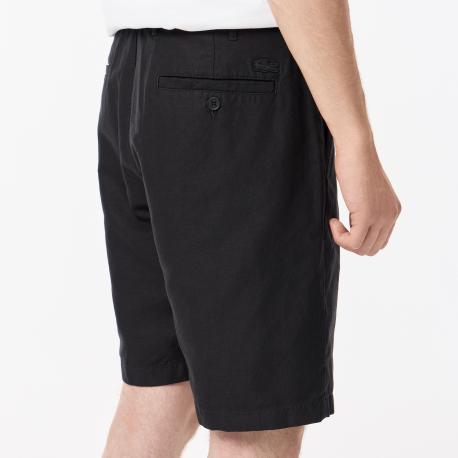 Мужские шорты  из смеси хлопка и льна Lacoste
